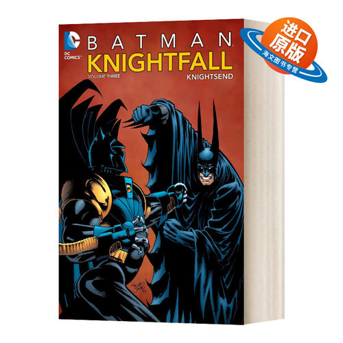 英文原版 Batman Knightfall Vol 3 KnightsEnd 蝙蝠侠骑士陨落第三部 DC漫画 英文版 进口英语原版书籍
