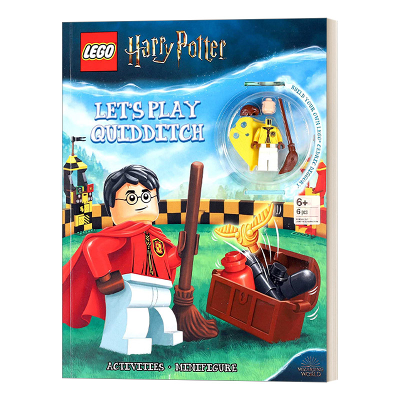 英文原版 LEGO Harry Potter Let's Play Quidditch 乐高哈利波特 我们来玩魁地奇吧 活动书 英文版 进口英语原版书籍