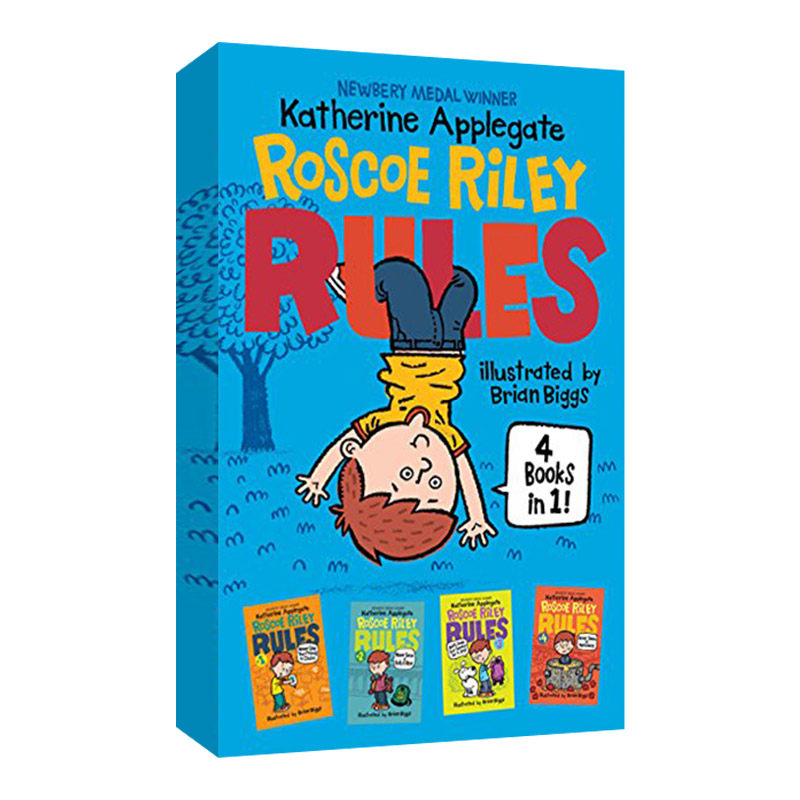 英文原版 Roscoe Riley Rules 4 Books in 1! 罗斯科莱利规则1-4精装合集 英文版 进口英语原版书籍