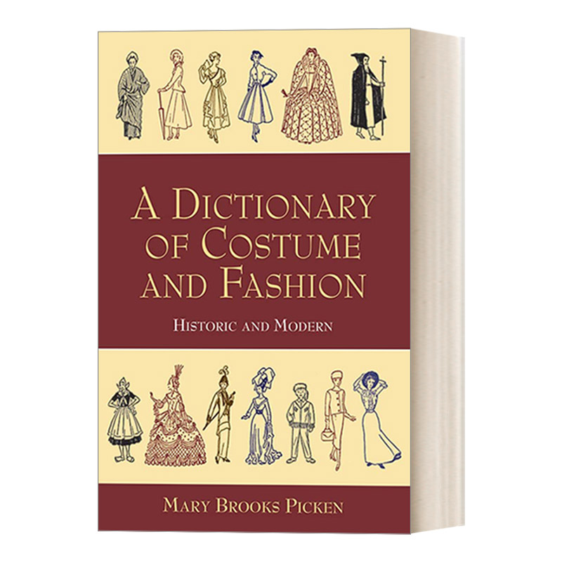 英文原版 A Dictionary of Costume and Fashion服装与时尚词典历史与现代英文版进口英语原版书籍