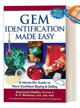 英文原版 Gem Identification Made Easy 6th Edition 宝石鉴定一点通 第六版 Antoinette Matlins 精装 英文版 进口英语原版书籍