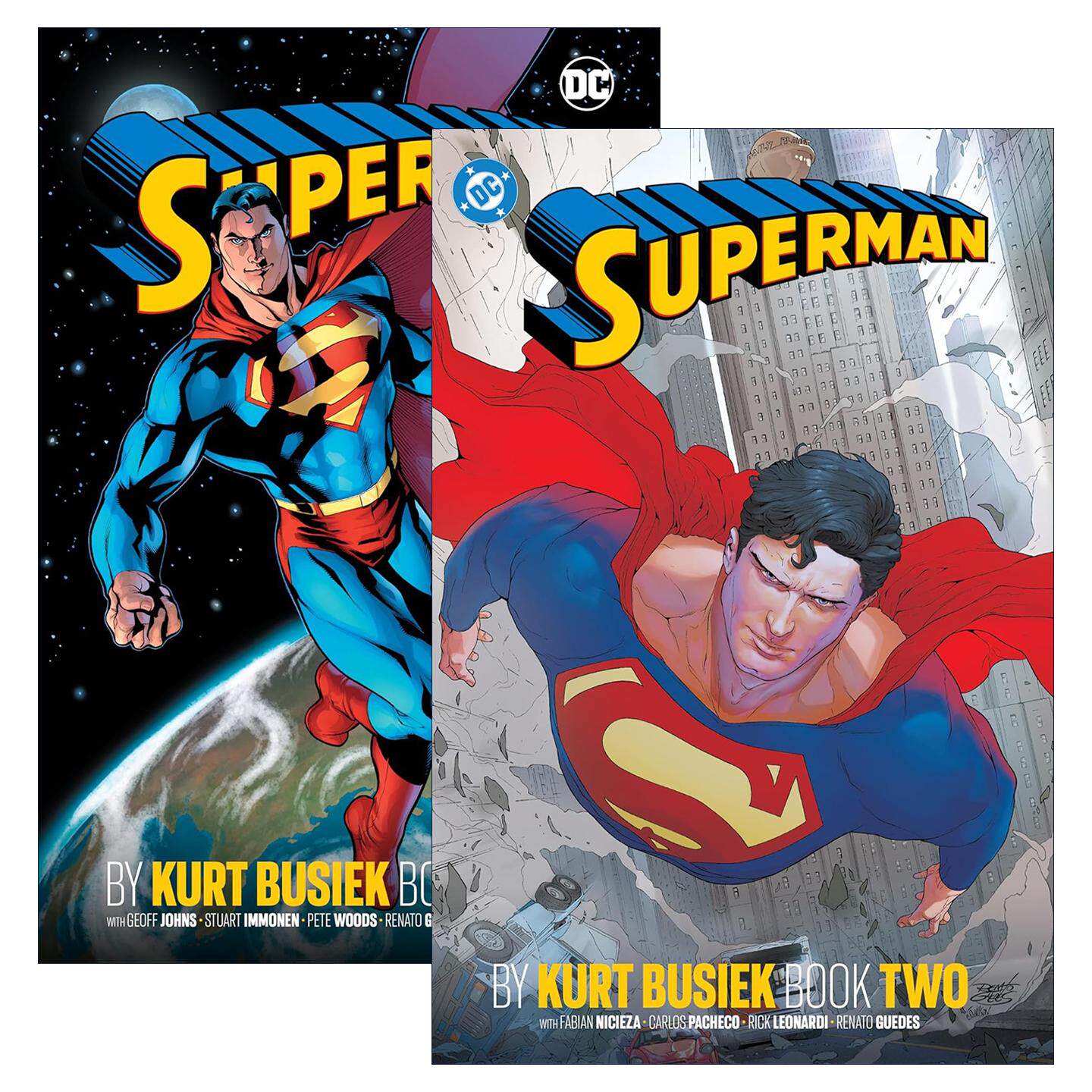 英文原版 Superman by Kurt Busiek 超人精装2册 DC漫画 英文版 进口英语原版书籍