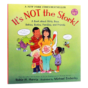 英文原版 It's Not the Stork 少儿性教育启蒙图书 自我保护心理成长绘本 英文版儿童英语图画书 进口原版书籍 平装大开本