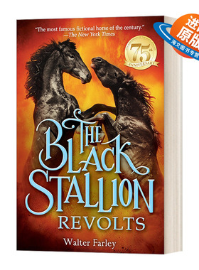 英文原版 The Black Stallion Revolts 黑神驹系列 黑神驹起义 Walter Farley 青少年骑马动作冒险小说 英文版 进口英语原版书籍