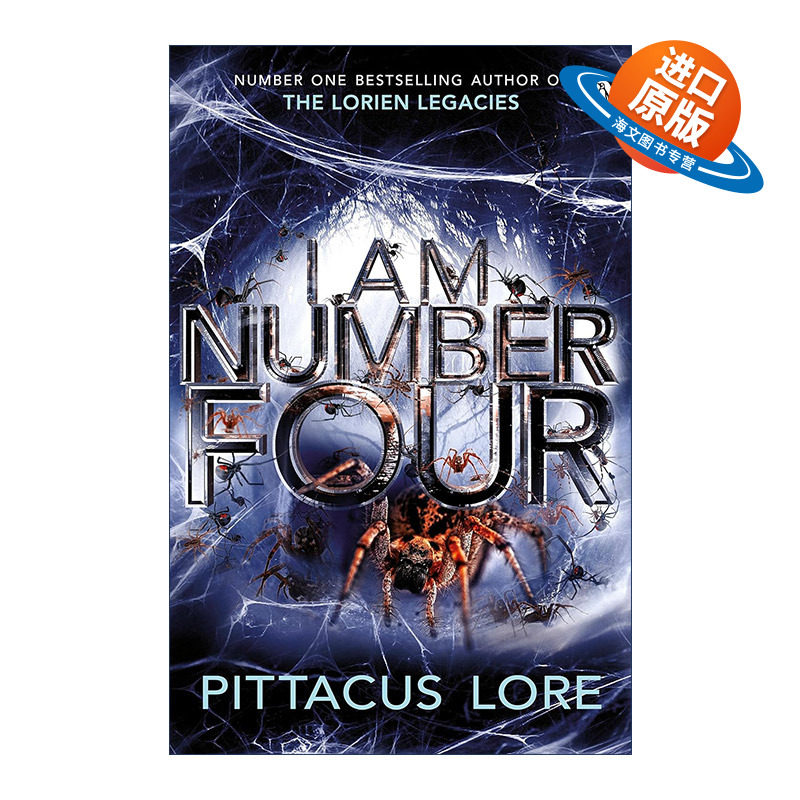 英文原版 I Am Number Four 洛林传奇1 关键第4号 庇塔库斯·洛尔 英文版 进口英语原版书籍