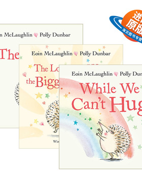 英文原版 Eoin McLaughlin 社交距离系列3册 Polly Dunbar 抱抱/虽然我们不能拥抱/等待越久，拥抱越大 刺猬和乌龟 英文版 进口书