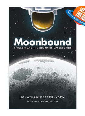 英文原版 Moonbound 登月 阿波罗11号和航天梦 图像小说 英文版 进口英语原版书籍