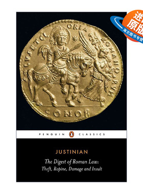 英文原版 The Digest of Roman Law 罗马法文摘 盗窃 掠夺 损害与侮辱 Justinian 企鹅经典 英文版 进口英语原版书籍