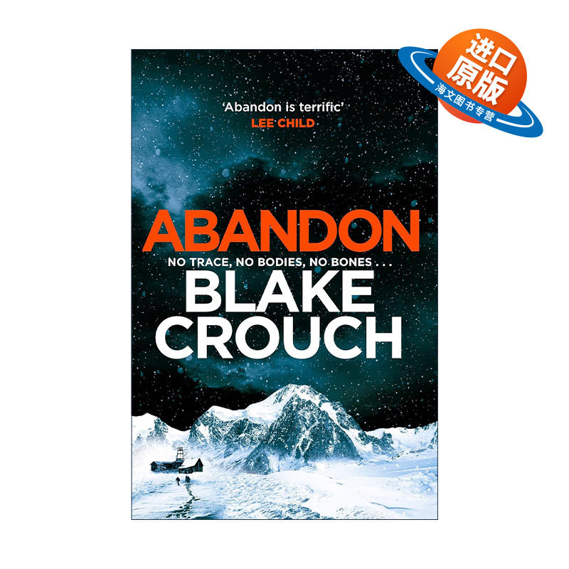 英文原版 Abandon 遗弃 惊悚悬疑推理小说 人生复本作者布莱克·克劳奇 Crouch Blake 英文版 进口英语原版书籍