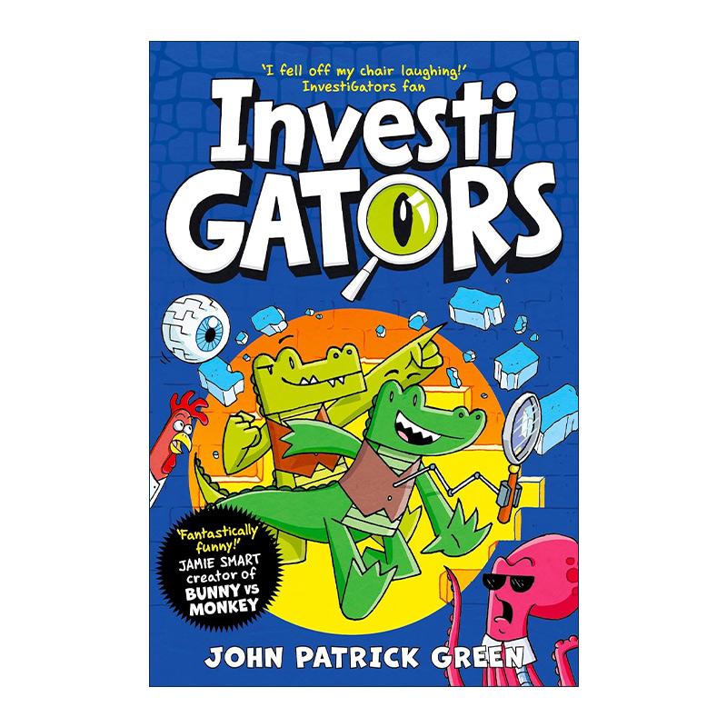 英文原版 InvestiGators 鳄鱼侦查员1 儿童全彩爆笑漫画书 纽约时报畅销书 英文版 进口英语原版书籍