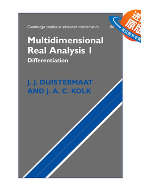 英文原版 Multidimensional Real Analysis I 多维实分析 上 剑桥高等数学研究系列 精装 英文版 进口英语原版书籍