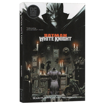 现货 蝙蝠侠 白色光明骑士 英文原版 Batman White Knight DC黑标系列 白骑士 小丑 DC漫画 漫画小说 正义联盟 by Sean Murphy