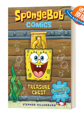 英文原版 精装 Spongebob Comics Treasure Chest 海绵宝宝 宝藏箱 精装 英文版 进口英语原版书籍