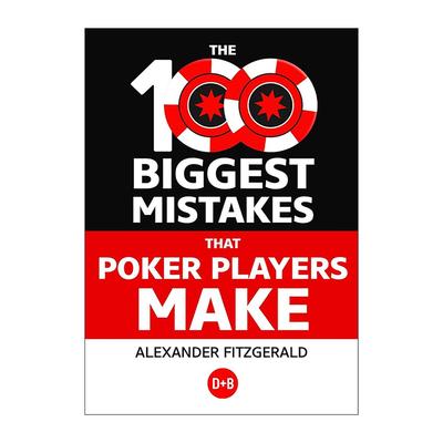 英文原版 The 100 Biggest Mistakes That Poker Players Make 德州扑克玩家常犯的100个大错 英文版 进口英语原版书籍