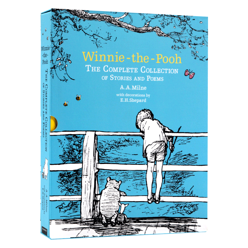 小熊维尼故事诗歌集 英文原版 Winnie the Pooh The Complete Collection of Stories and Poems 精装 卡通动画绘本 英文版英语书