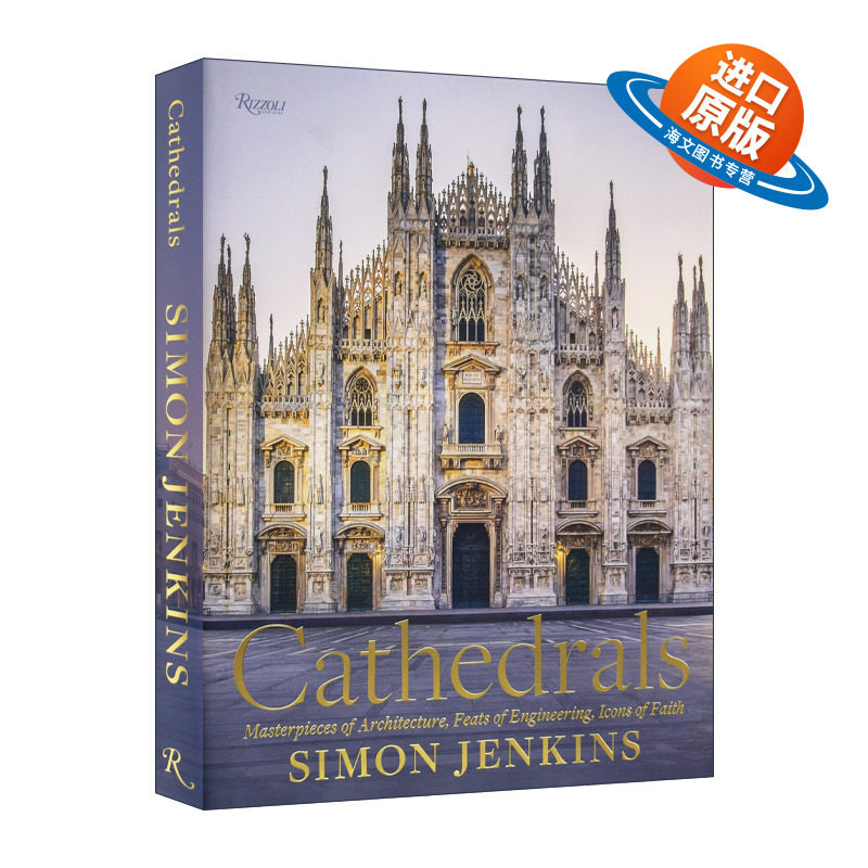 英文原版 Cathedrals 大教堂 建筑工程信仰 英格兰简史 欧洲简史作者西蒙詹金斯Simon Jenkins 英文版 进口英语原版书籍