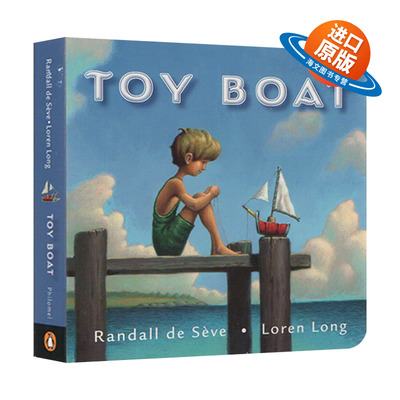 英文原版 The Toy Boat 玩具船 纸板书 少儿友谊主题 自尊心和自强不息主题 英文版 进口英语原版书籍