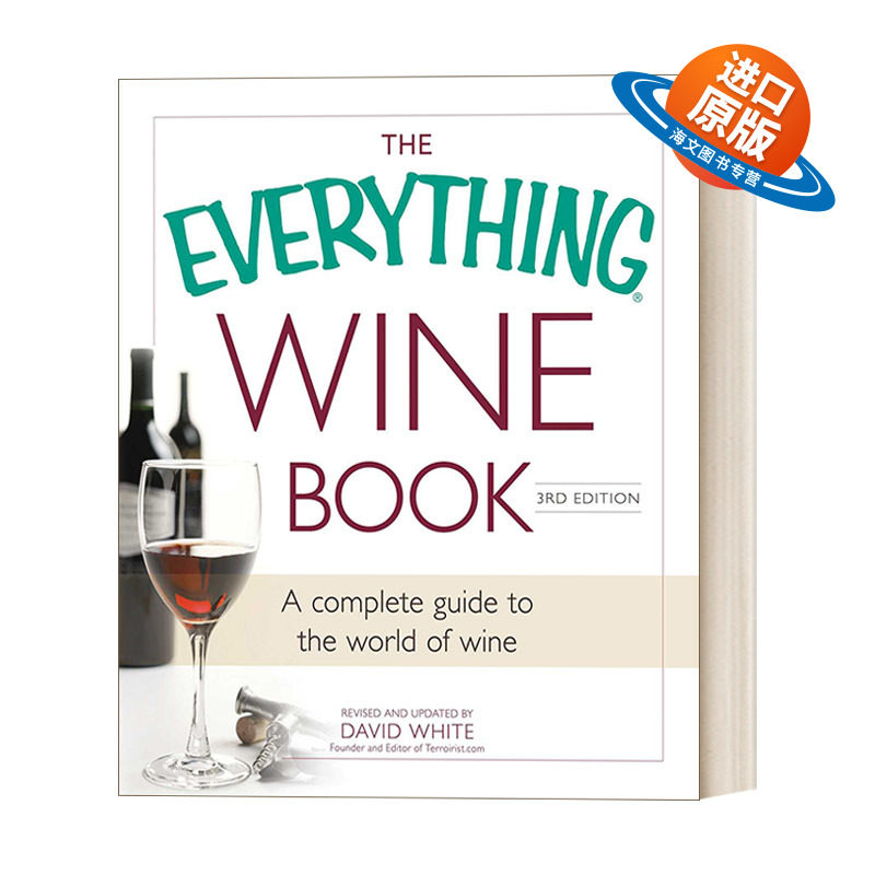 英文原版 The Everything Wine Book 百宝箱 葡萄酒书 英文版 进口英语原版书籍