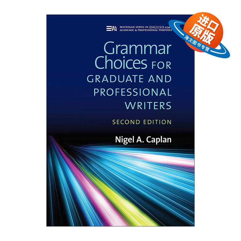 英文原版 Grammar Choices for Graduate and Professional Writers 研究生和专业作家的语法选择 Nigel A. Caplan 进口英语书籍
