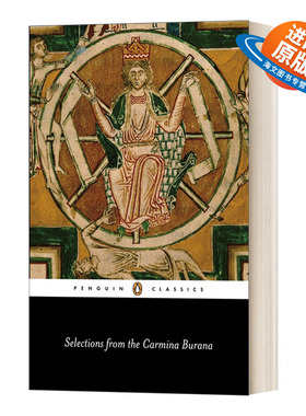 英文原版 Selections from the 'Carmina Burana' A Verse Translation 选自“布兰娜诗歌” 诗歌翻译 英文版 进口英语原版书籍