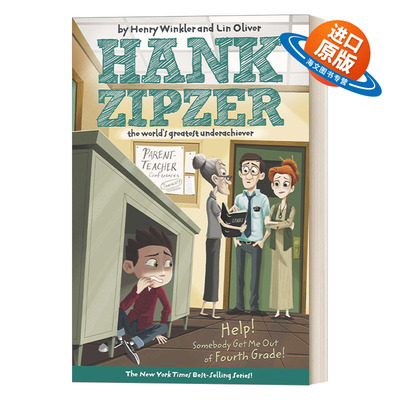 英文原版 Hank Zipzer 07 Help Somebody Get Me Out of Fourth Grade 汉克历险记7谁能把我从四年级救出来 英文版 进口英语书籍