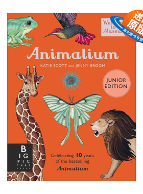 英文原版 Animalium Junior Edition 欢迎来到博物馆系列之动物博物馆 儿童版7-11岁 动物科普百科精装 英文版 进口英语原版书籍