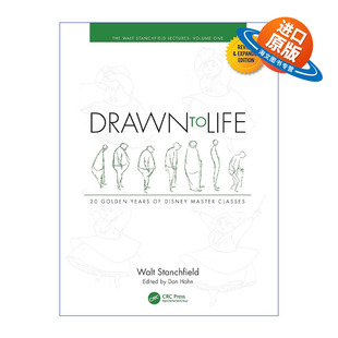 英文原版 Drawn to Life 20 Golden Years of Disney Master Classes 迪士尼动画黄金圣典卷1 第2版 英文版 进口英语原版书籍
