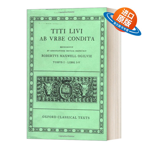 英文原版 Livy Ab Urbe Condita Books I-V 李维罗马史1-5拉丁语 精装 英文版 进口英语原版书籍