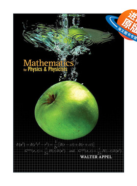 英文原版 Mathematics for Physics and Physicists 数学物理 Walter Appel 精装 英文版 进口英语原版书籍
