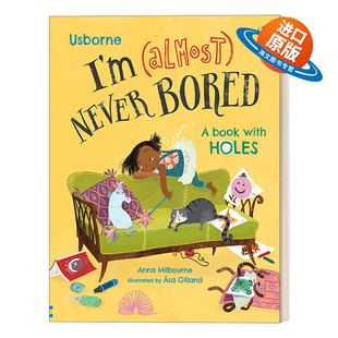 书籍 进口英语原版 智慧故事绘本 绘本 精装 Never Almost 英文版 英文原版 Bored 大开本 我几乎从不感到无聊