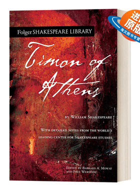 英文原版 Timon of Athens 莎士比亚 雅典的泰门 Folger Shakespeare Library系列 英文版 进口英语原版书籍