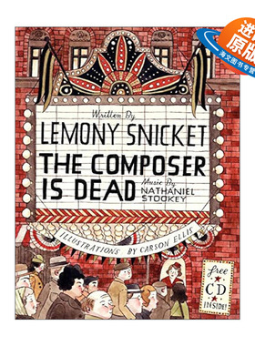 英文原版 The Composer Is Dead 作曲家离开了 精品绘本 侦探故事 音乐 独立阅读入门 英文版 进口英语原版书籍
