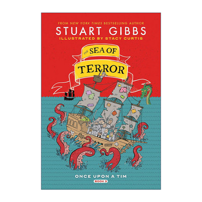 英文原版 The Sea of Terror 恐怖之海 蒂姆的冒险故事3 精装 Stuart Gibbs 英文版 进口英语原版书籍