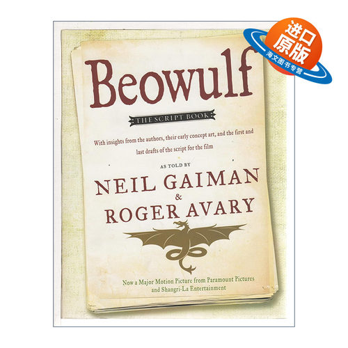 英文原版 Beowulf 贝奥武夫 戏剧本 尼尔盖曼 英文版 进口英语原版书籍