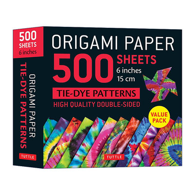 英文原版 Origami Paper 500 sheets Tie-Dye Patterns 6