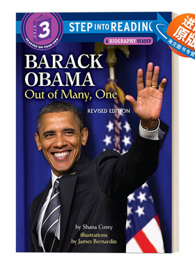 英文原版 Step into Reading 3 - Barack Obama Out of Many One 脱颖而出 英文版 进口英语原版书籍