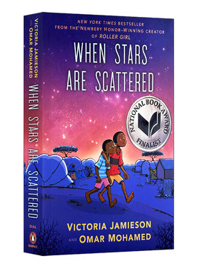 英文原版 When Stars Are Scattered 当星星散落 英文版儿童外文书