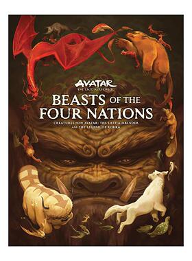英文原版 Beasts of the Four Nations 降世神通 世界生物艺术设定集 最后的气宗 黑马漫画 精装收藏版 英文版 进口英语原版书籍