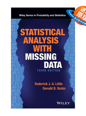 英文原版 Statistical Analysis With Missing Data 缺失数据统计分析 精装第3版 美国密歇根大学Roderick J Little教授 英文版