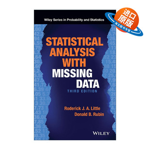 With 英文版 第3版 Statistical Analysis 美国密歇根大学Roderick Data Missing Little教授 英文原版 缺失数据统计分析 精装