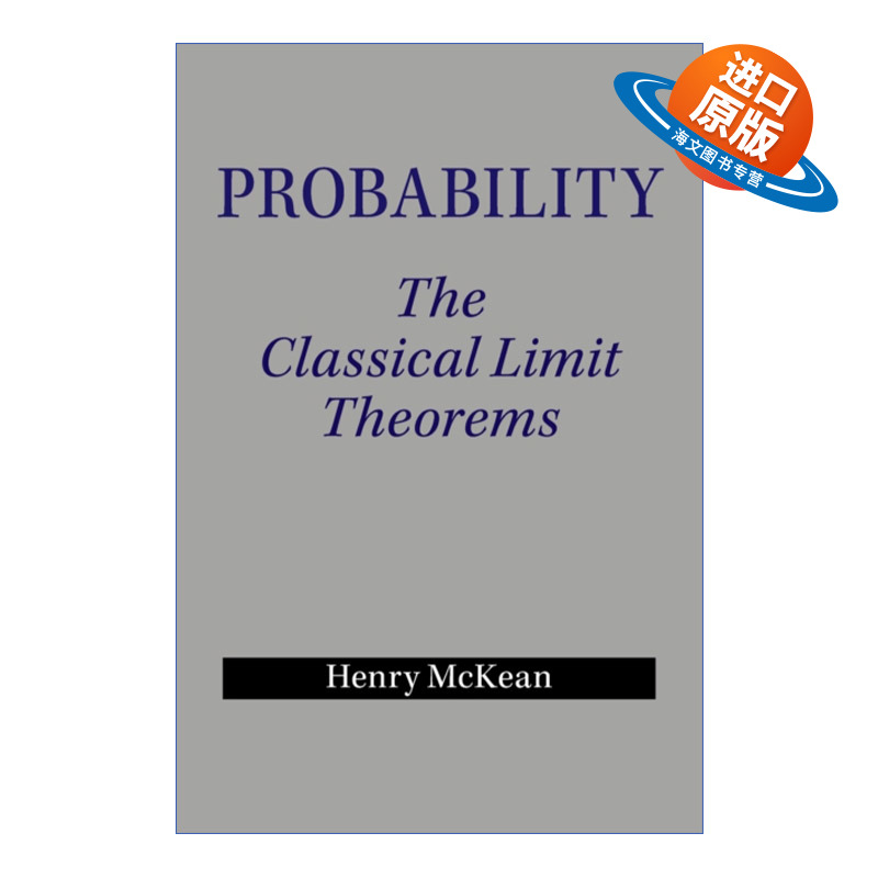 英文原版 Probability 概率论 经典极限定理 Henry McKean 英文版 进口英语原版书籍