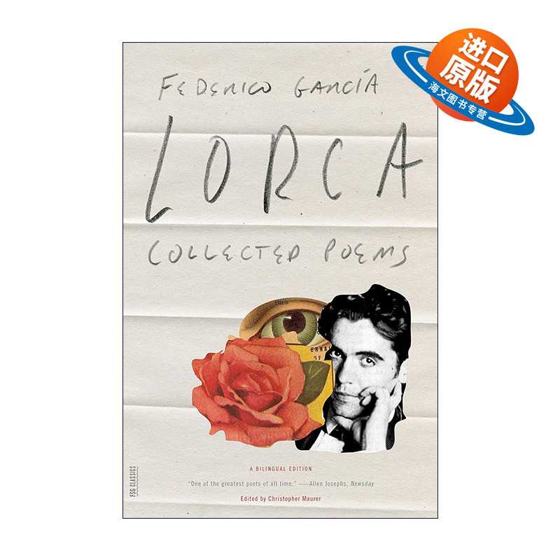 原版 Collected Poems 洛尔迦诗集 西班牙语英语 双语版 Federico Garcia Lorca 进口原版书籍