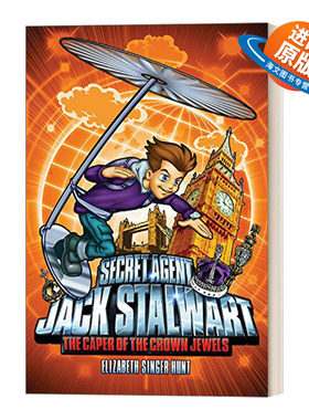 英文原版 Secret Agent Jack Stalwart: Book 4 秘密特工之英国篇 英文版 进口英语原版书籍
