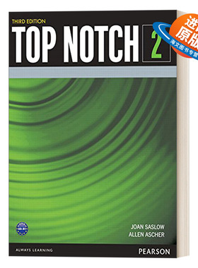 英文原版 Top Notch (3E) 2 Student Book 培生欧美主流英语教材2级别 学生书 高中大学成人经典教材 英语交际课程 英文版 进口书