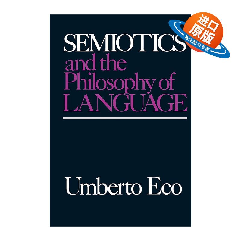 英文原版 Semiotics and the Philosophy of Language 符号学与语言哲学 翁贝托·埃科 英文版 进口英语原版书籍