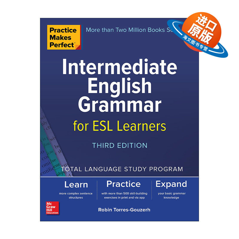 英文原版 Practice Makes Perfect Intermediate English Grammar for ESL Learners 孰能生巧 中级英语语法 第3版 进口英语书籍