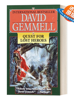 英文原版 Quest for Lost Heroes Drenai Saga Series 04 德莱尼传奇系列4 寻找失落的英雄 奇幻动作冒险小说 英文版 进口英语书籍