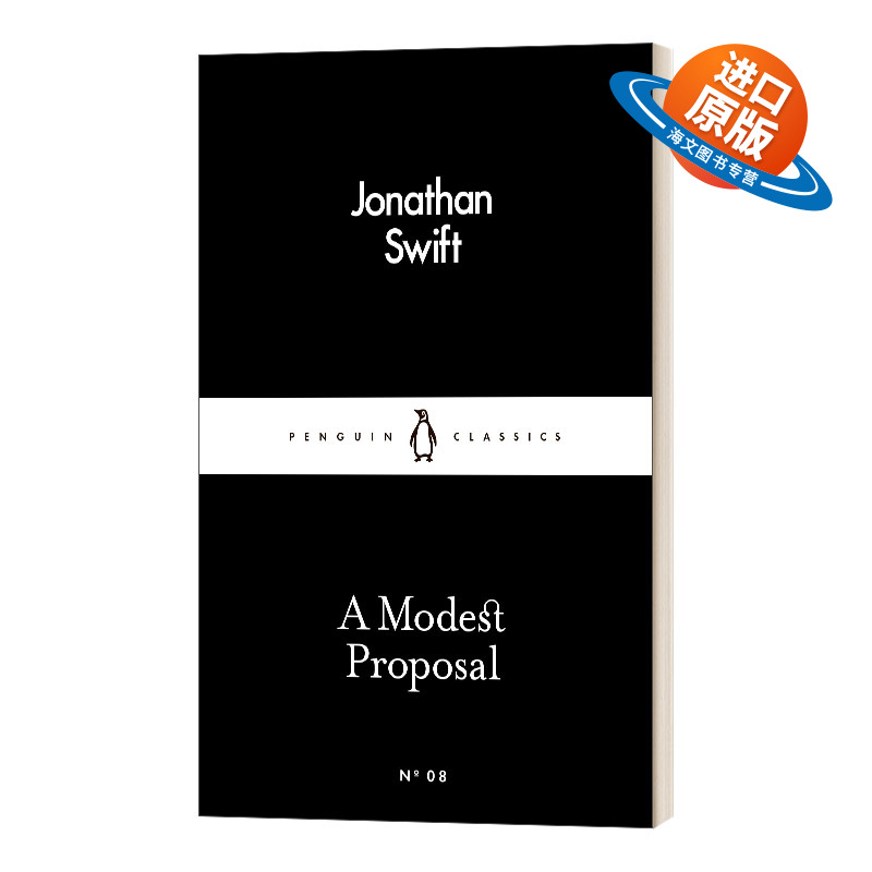 英文原版小说 A Modest Proposal 乔纳森·斯威夫特 一个温和的建议 英文版 进口英语原版书籍