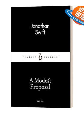 英文原版小说 A Modest Proposal 乔纳森·斯威夫特 一个温和的建议 英文版 进口英语原版书籍