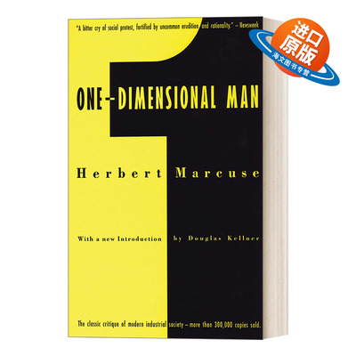 英文原版 One-Dimensional Man 单向度的人 发达工业社会意识形态研究 Herbert Marcuse 英文版 进口英语原版书籍
